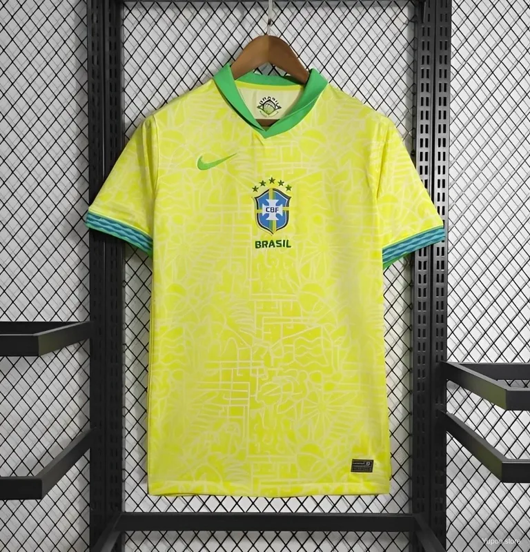 Brasil 2024 LOCAL MANGA CORTA VERSION FAN